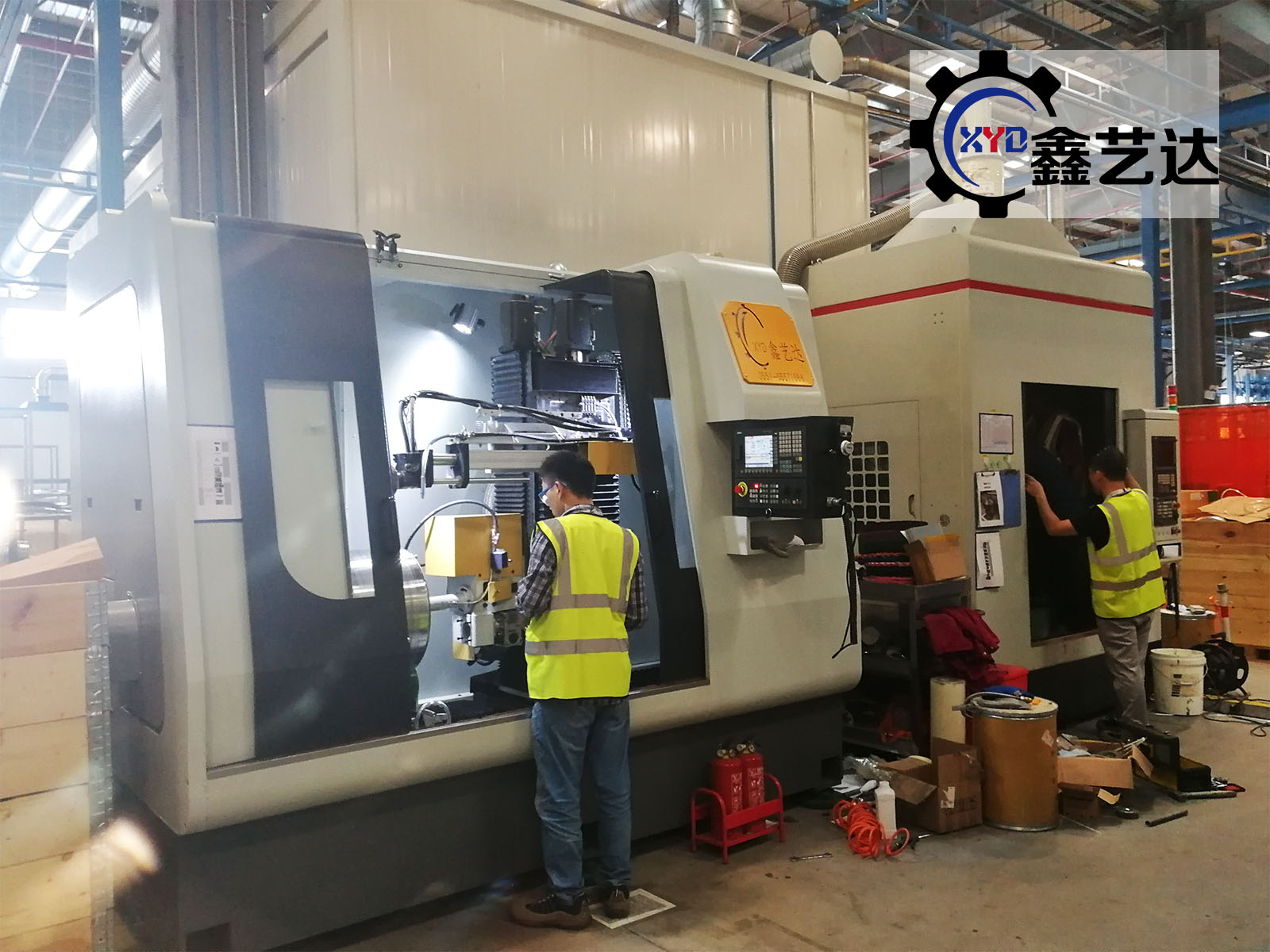 數控拋光機（液壓馬達）現場視頻