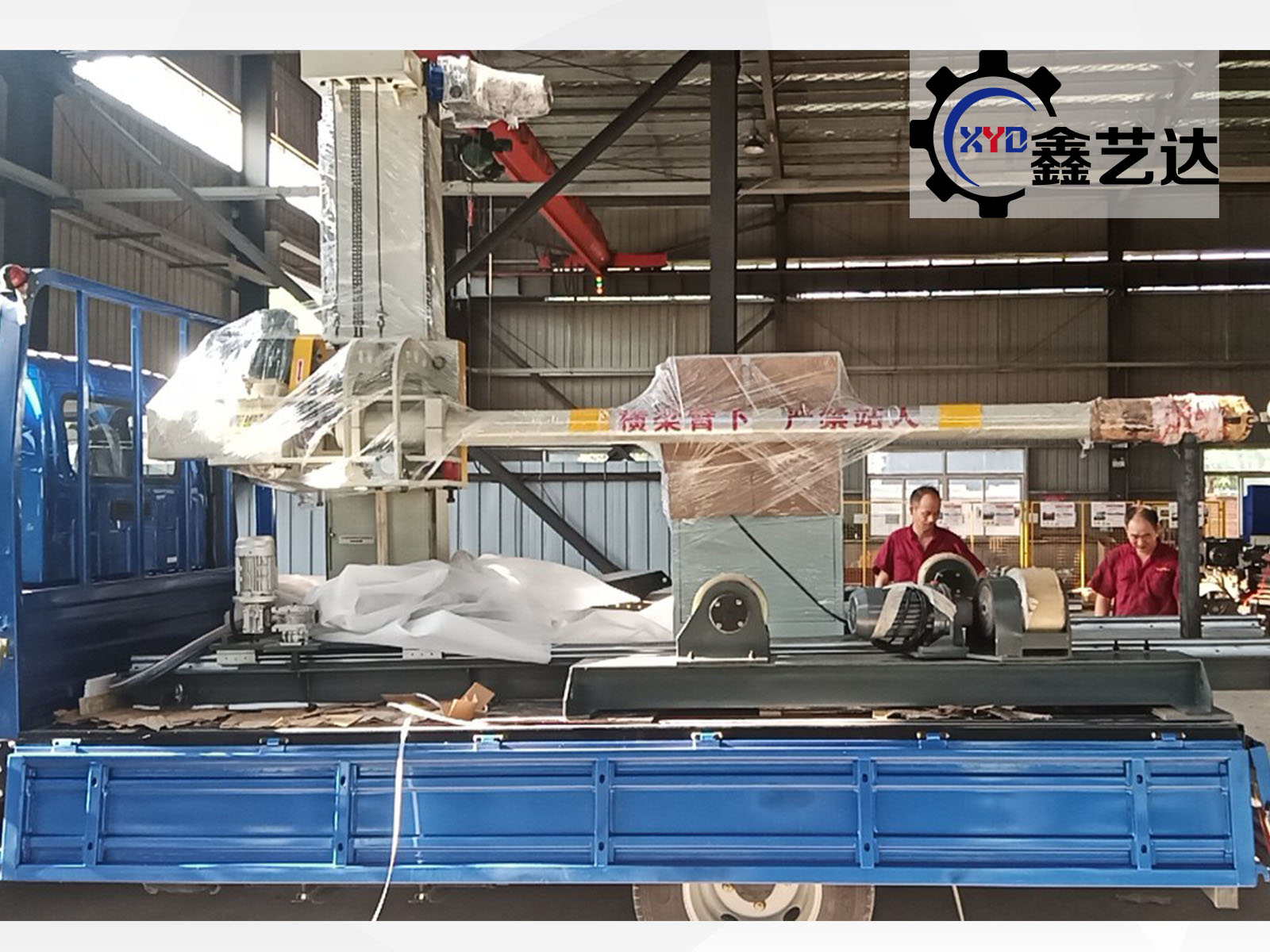 蒙城金屬制品客戶內圓拋光機順利發貨