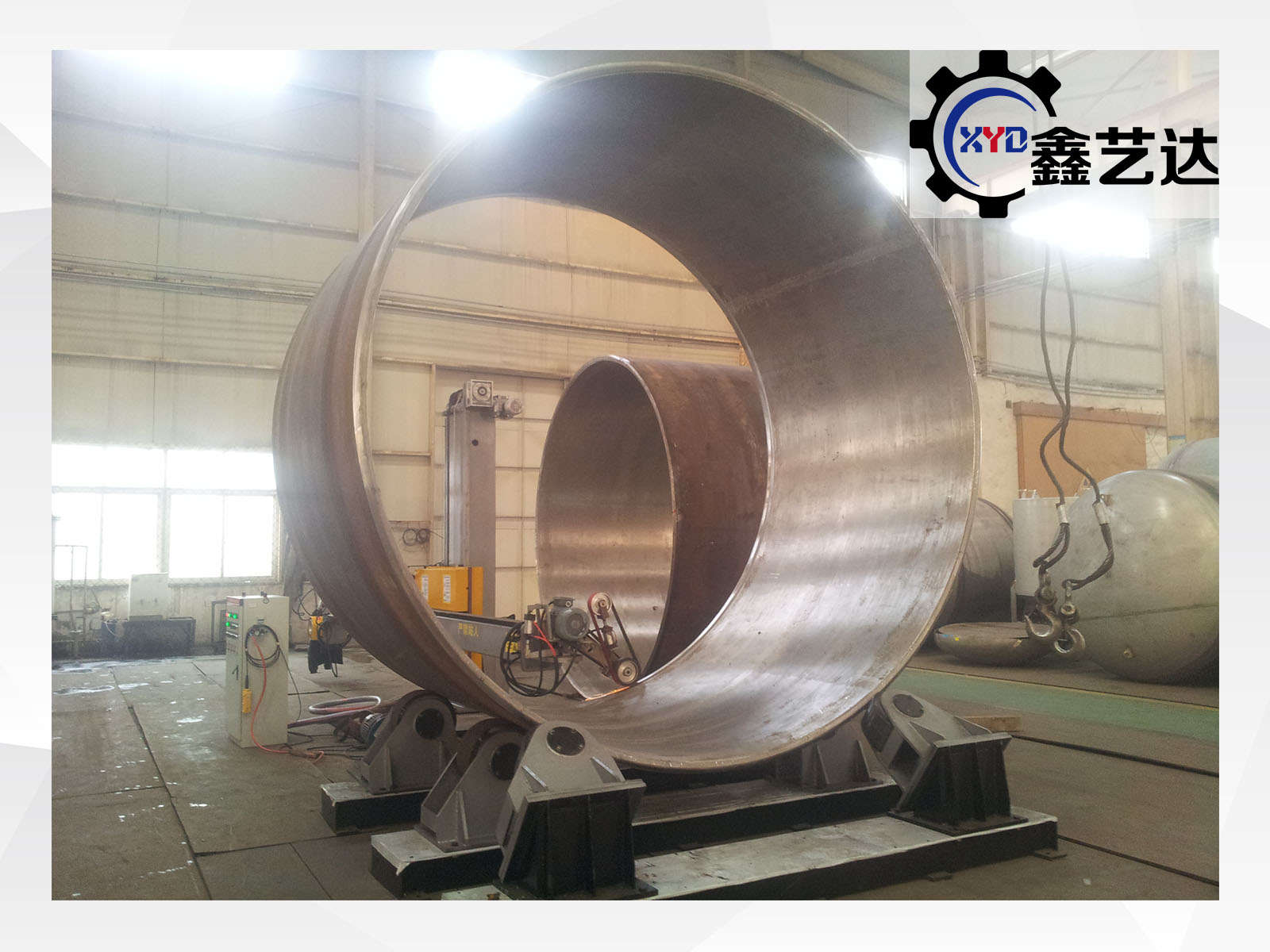 罐體環形砂帶內拋光2