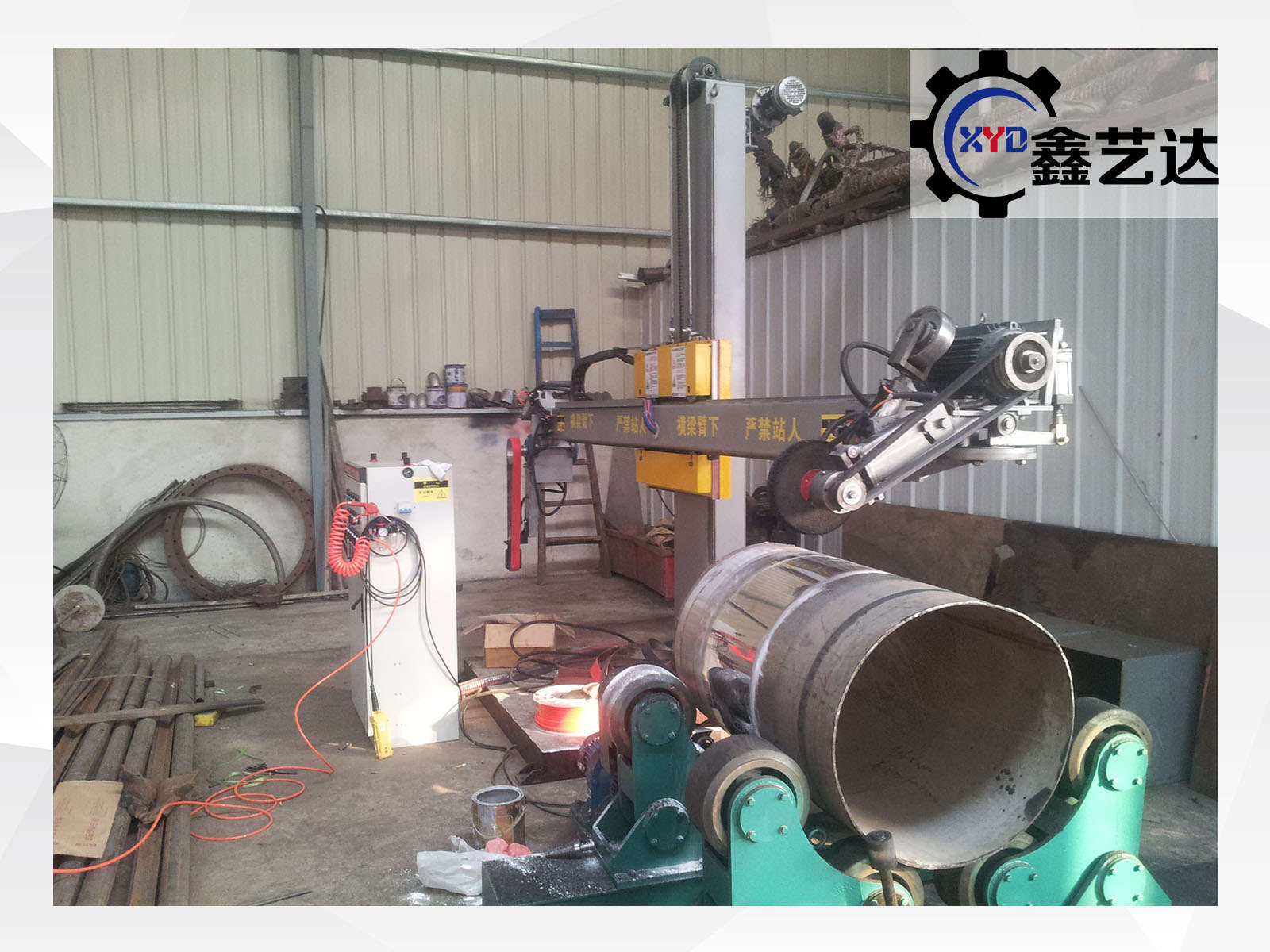 罐體環向麻輪外打蠟