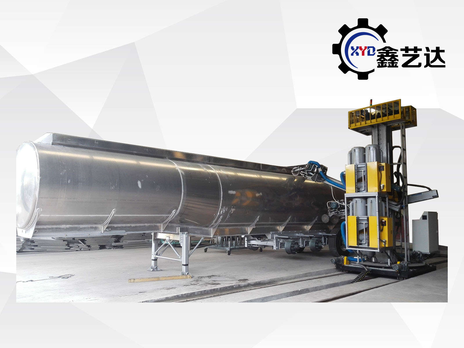 槽罐車數控拋光機